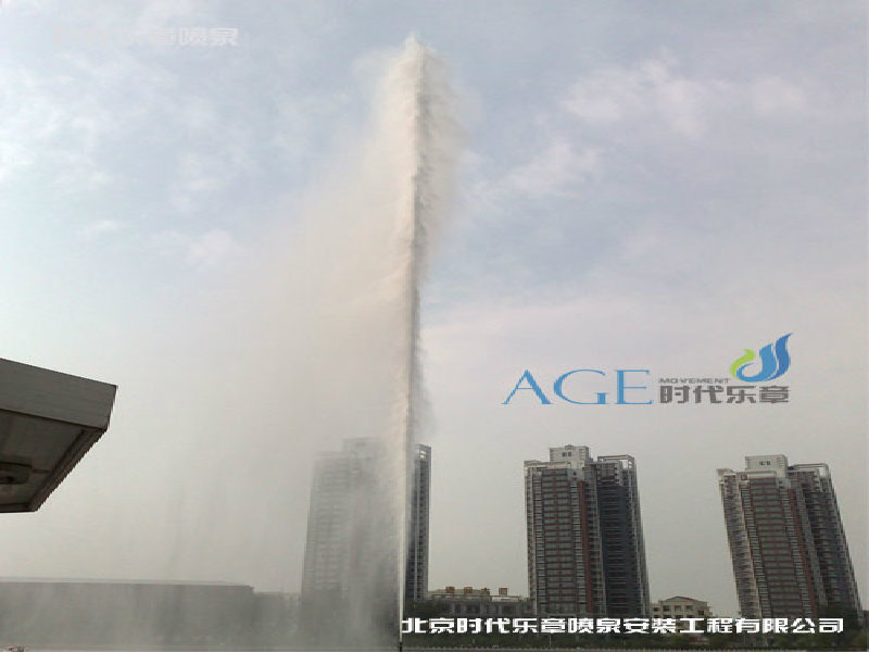 "亞洲第一高噴"齊齊哈爾185米高噴工程