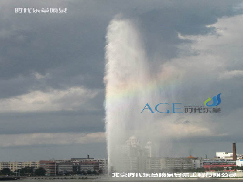 "亞洲第一高噴"齊齊哈爾185米高噴工程