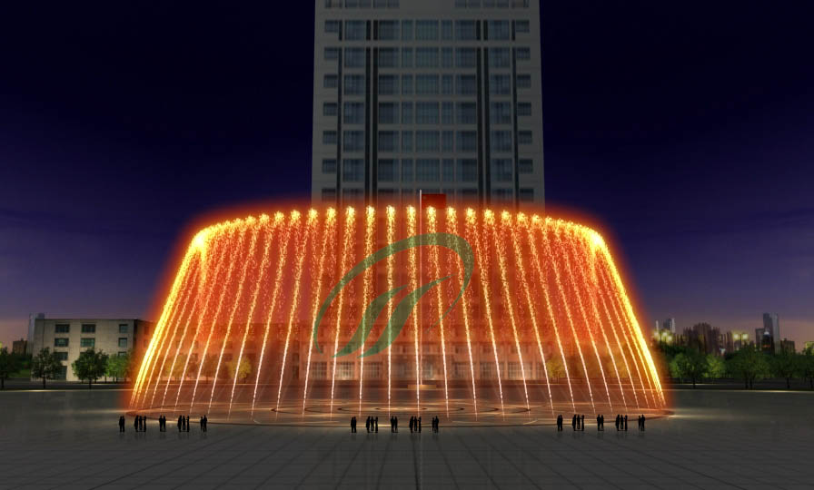 山西省大同市同煤集團廣場音樂噴泉工程