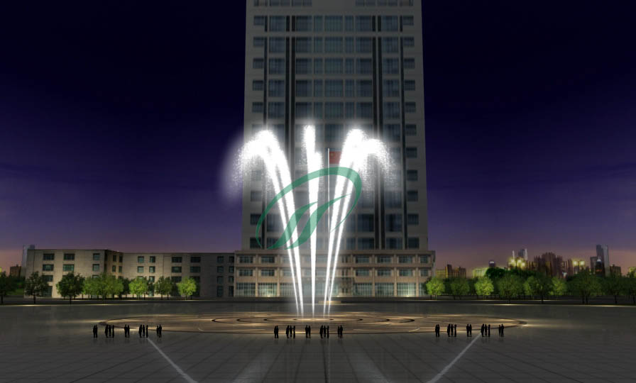 山西省大同市同煤集團廣場音樂噴泉工程