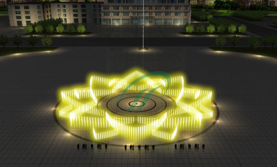 山西省大同市同煤集團廣場音樂噴泉工程