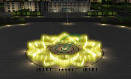 山西省大同市同煤集團廣場音樂噴泉工程