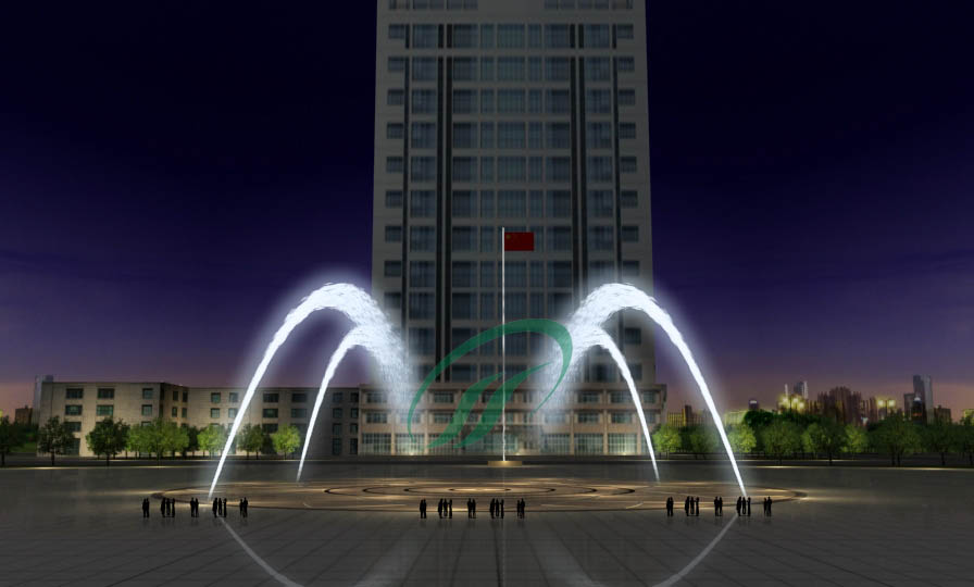 山西省大同市同煤集團廣場音樂噴泉工程