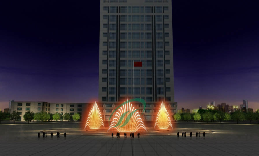 山西省大同市同煤集團廣場音樂噴泉工程